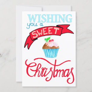 Wishing you a very sweet Christmas! Invitation