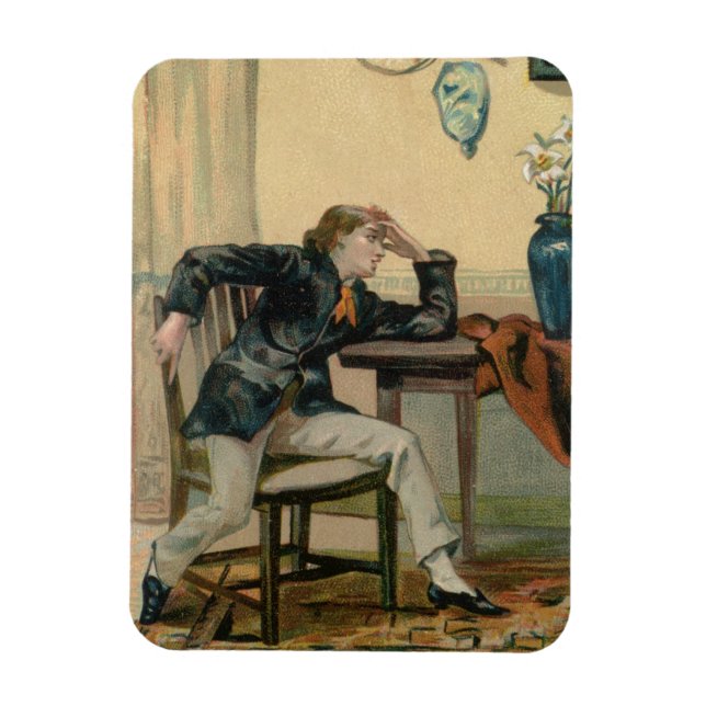 Wishing You An Utterly Charming Time, Victorian Ch Magnet (Vertical)