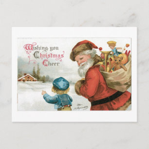 Wishing You Christmas Cheer Holiday Postcard
