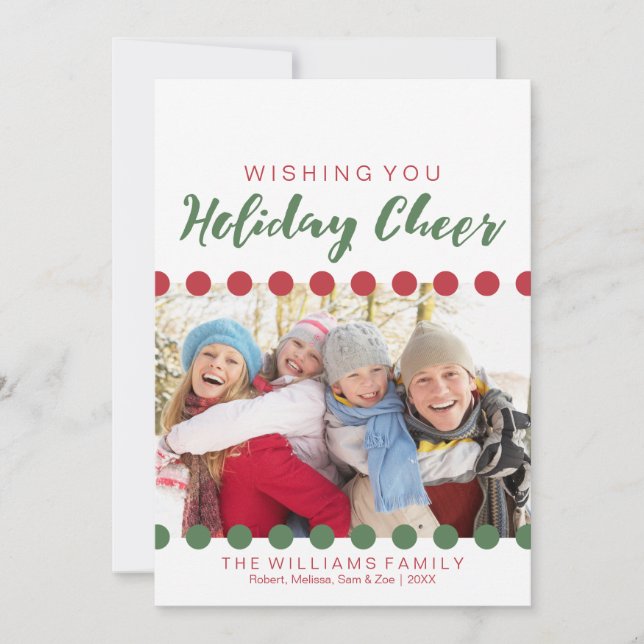 Wishing you Holiday Cheer - Photo (Front)