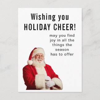 Wishing you HOLIDAY CHEER Postcard