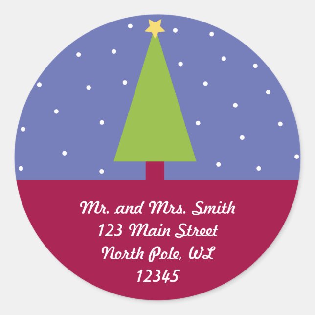 Wishing You Joy Address Label (Front)