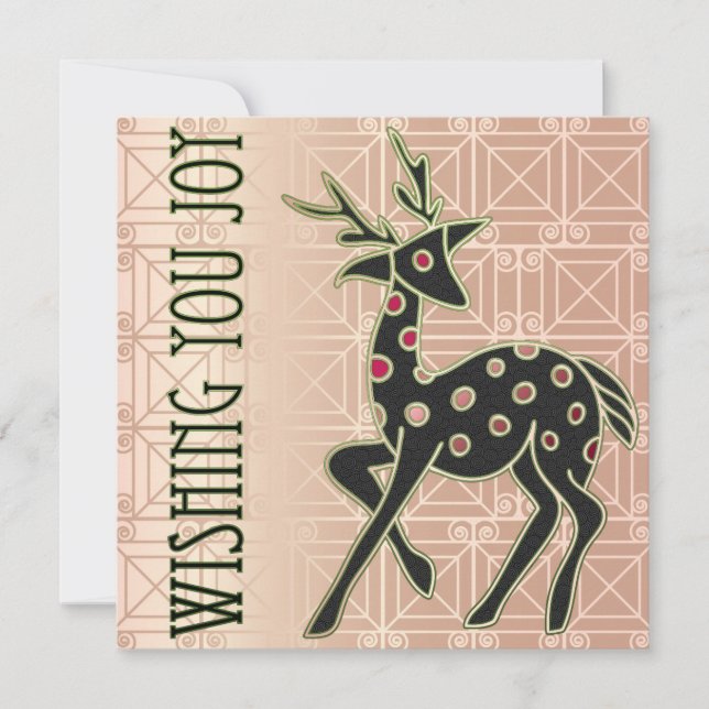 Wishing You Joy Flat Card (Front)