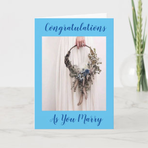**WISHING YOU LIFETIME OF LOVE ON WEDDING DAY** CARD