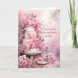 Wishing you love, laughter and happily ever after card