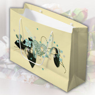 Wishing You Love Wedding Large Gift Bag