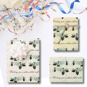 Wishing you Love Wedding Wrapping Paper Sheet