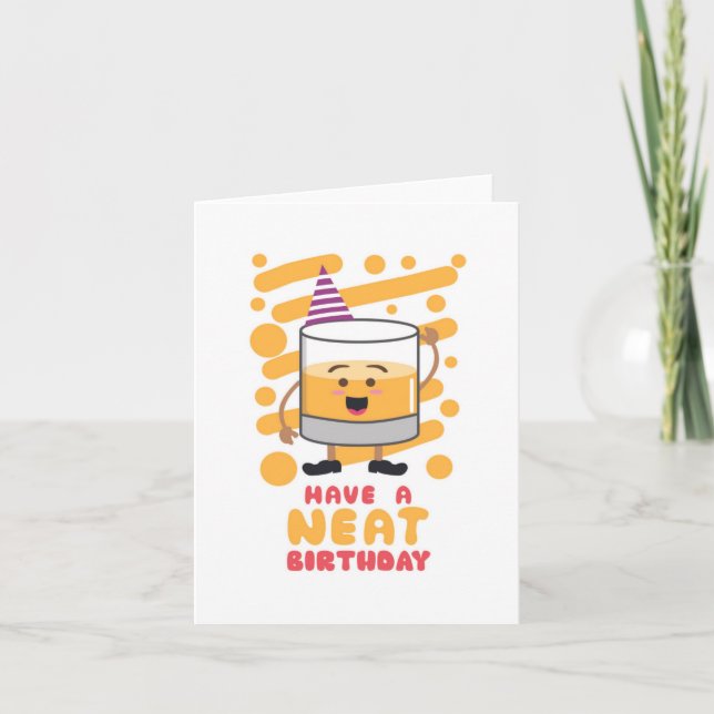 Wishing You Neat Puns Birthday Card (Front)