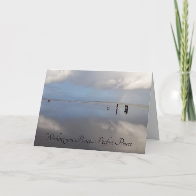 Wishing you peace... card (Front)