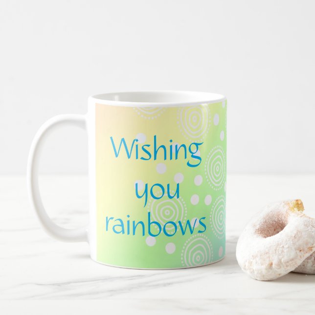 Wishing You Rainbows Mug (With Donut)