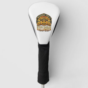 Wishing You Spook Tacular Halloween Pumpkins Cowbo Golf Head Cover