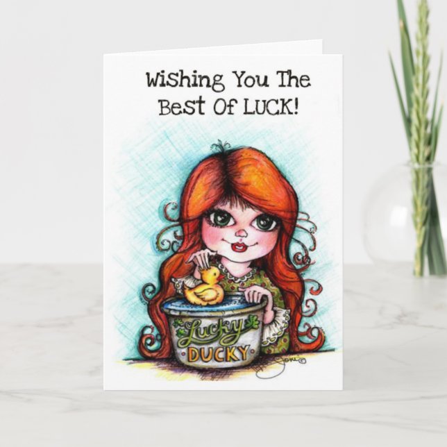 Wishing You The Best Of Luck Card (Front)