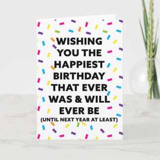 Wishing You the Happiest Birthday Card