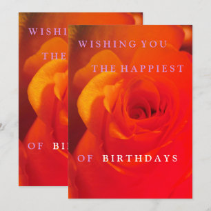 Wishing you the happiest of birthdays love card