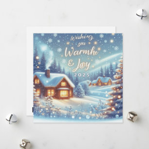 Wishing You Warmth & Joy for 2025 Holiday Card