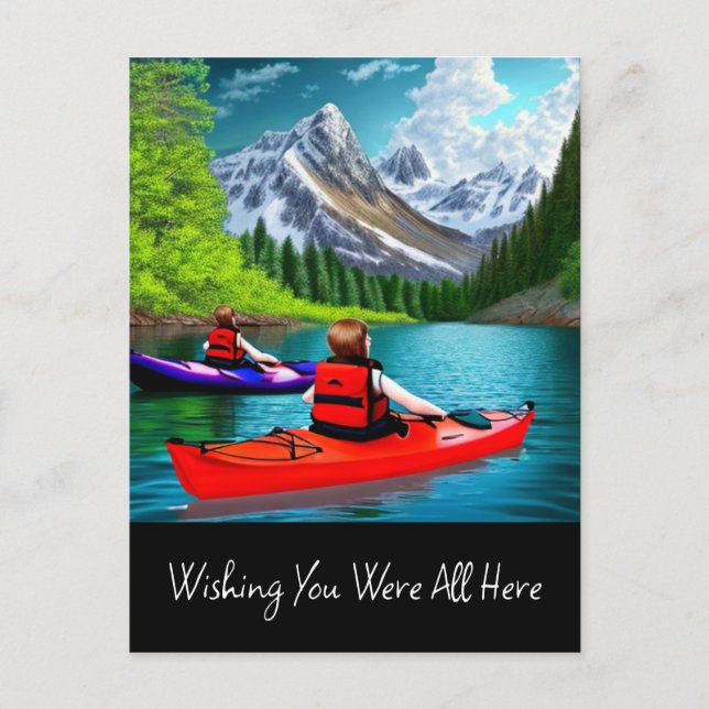 Wishing You Were All Here Postcard (Front)