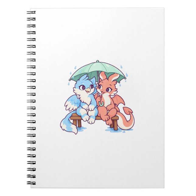 Wisp and Ember Shared Umbrella Cosy Notebook (Front)