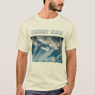 Wispy Cirrus Clouds and Blue Sky - Skyscape Fine A T-Shirt