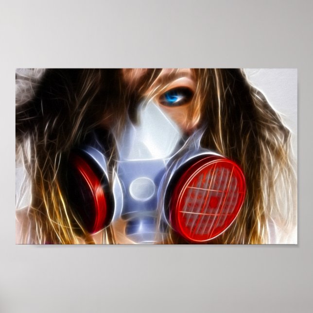 wispy girl poster (Front)