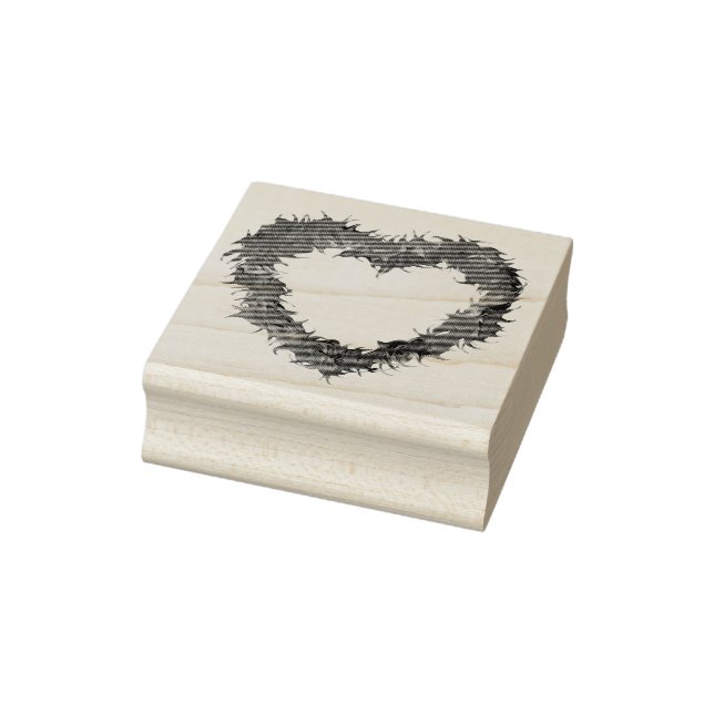Wispy Heart Rubber Stamps (Stamp)