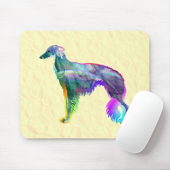 Wispy Silken Windhound  Mouse Pad (With Mouse)