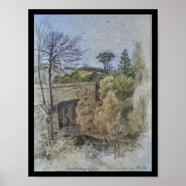 Wissahickon Station Railroad Bridge Pennsylvania Poster (Front)