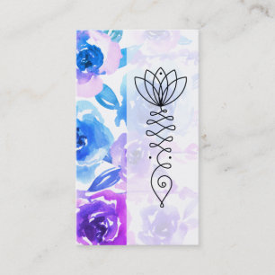 *~* Wisteria and Roses Path of Nirvana Flowers Business Card