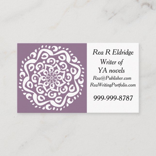 Wisteria Business Card (Front)
