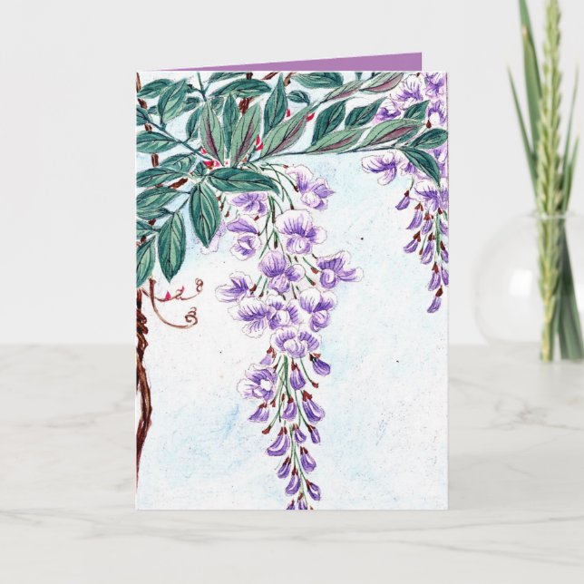 Wisteria Card (Front)