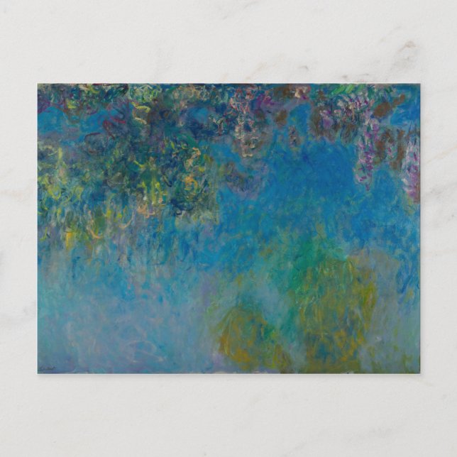 Wisteria Claude Monet Postcard (Front)