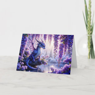 Wisteria Dragon Card