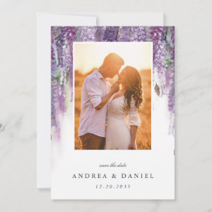Wisteria dreams save the date