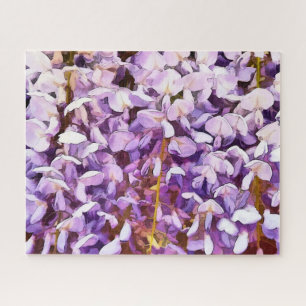 WISTERIA FLOWERS JIGSAW PUZZLE