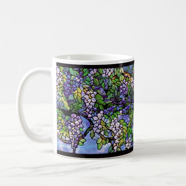 Wisteria Flowers Mug (Left)