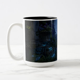 Wisteria Gazebo Black Mug Soothing Savage