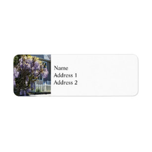 Wisteria in Bloom Return Address Label