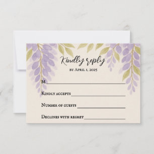 Wisteria Lane RSVP Card