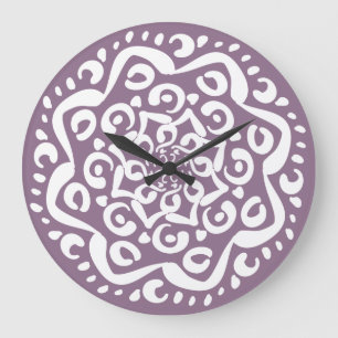 Wisteria Large Clock