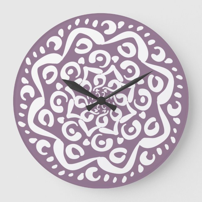 Wisteria Large Clock (Front)