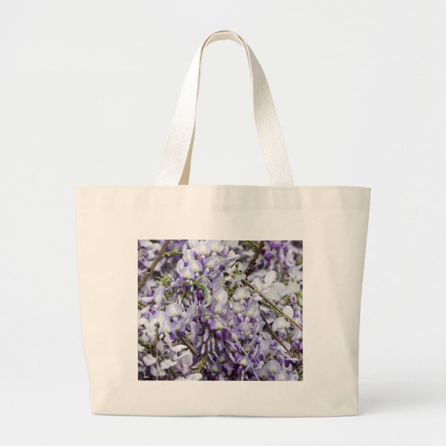 Wisteria Large Tote Bag (Front)