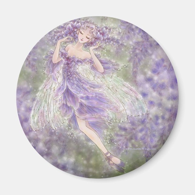 Wisteria Magnet (Front)