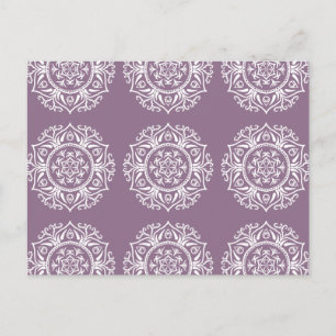 Wisteria Mandala Postcard