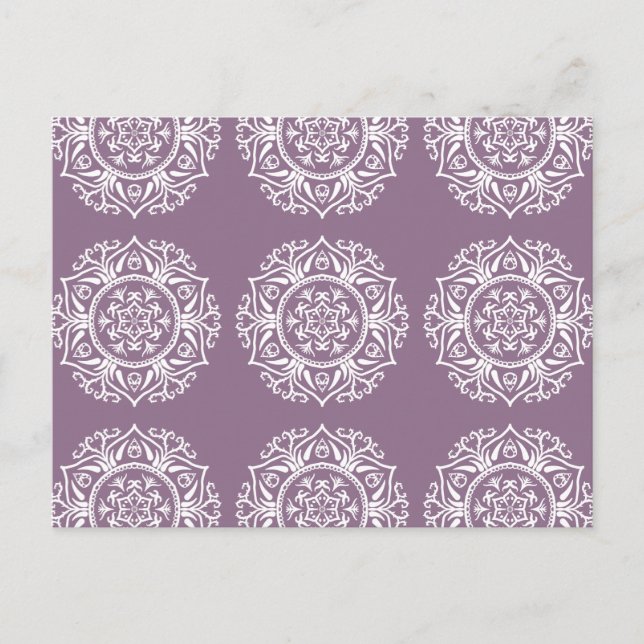 Wisteria Mandala Postcard (Front)