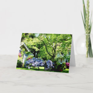 Wisteria on Lawn Card