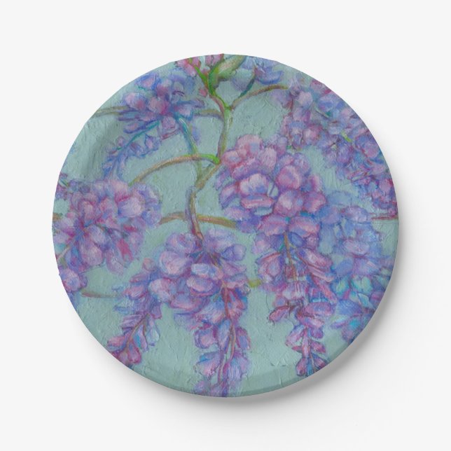 Wisteria Paper Plates (Front)