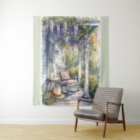 Wisteria Porch Rocking Chair Scene