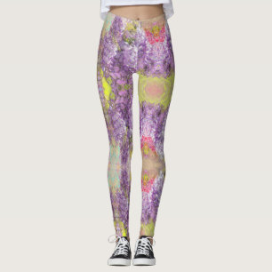 Wisteria purple rain leggings