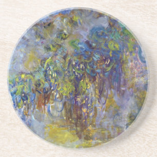 Wisteria (right half) by Claude Monet Coaster