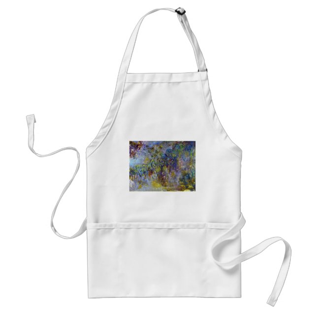 Wisteria (right half) by Claude Monet Standard Apron (Front)