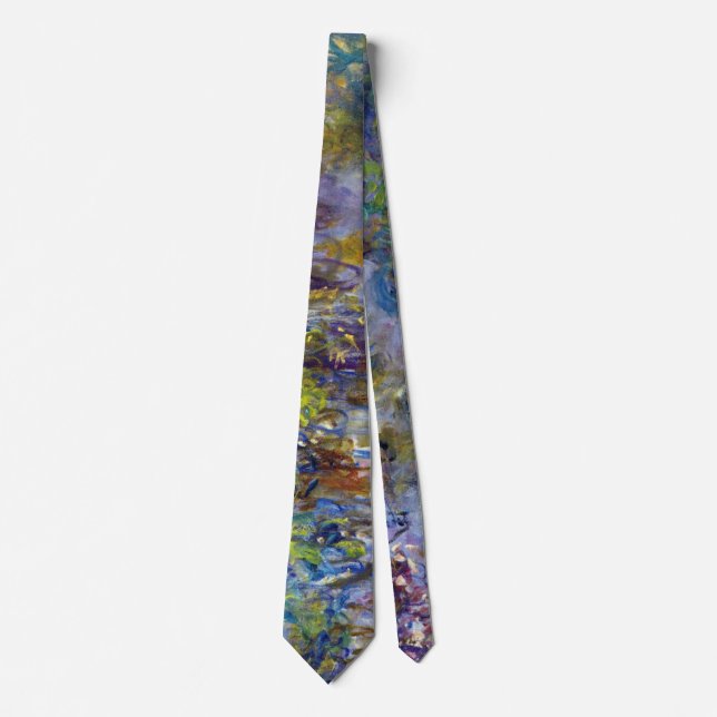 Wisteria (right half) by Claude Monet Tie (Front)